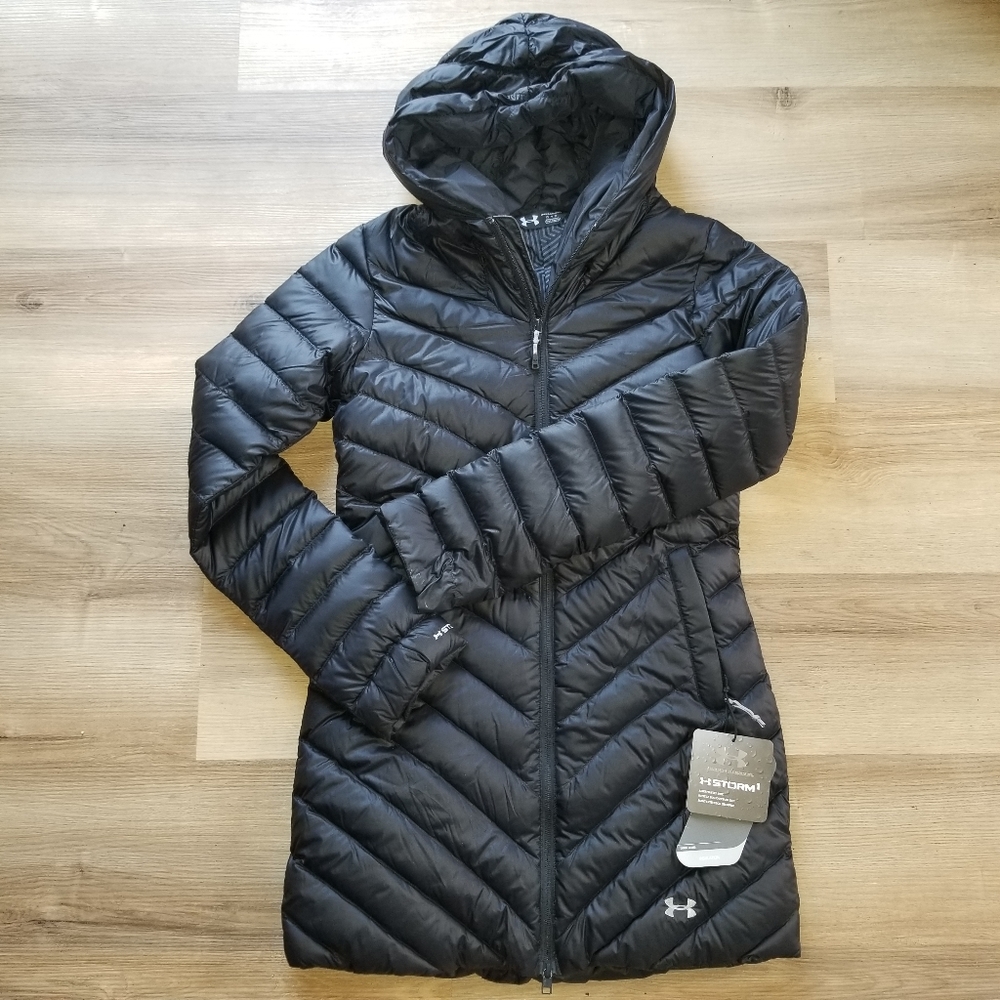 Under Armour Down Parka Mountain Storm ColdGear Coat